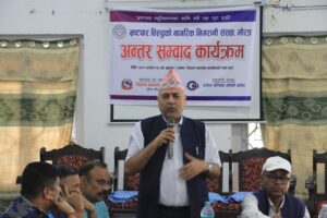नेताको काम बोल्ने हो केसलिया खोलाको समस्या नौलो होइन ःप्रजिअ भट्टराई