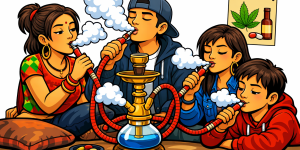 युवाहरू कुलतको सिकारः हुक्कामा हालेर खाने फ्लेवर भित्रिने क्रम जारी रहेको छ