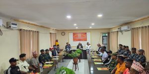 सशस्त्र प्रहरीद्वारा विपद् प्रतिकार्य स्वयंसेवक समूह निर्माण सम्बन्धी तालिम सञ्चालन